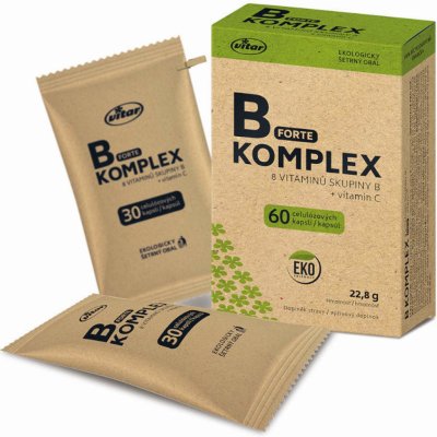 Vitar EKO B-komplex forte 60 kapslí – Hledejceny.cz