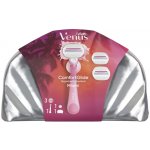 GILLETTE VENUS Comfortglide Festival dámská dárková taška: holicí strojek + 2 hlavice + toaletní taška – Zboží Dáma