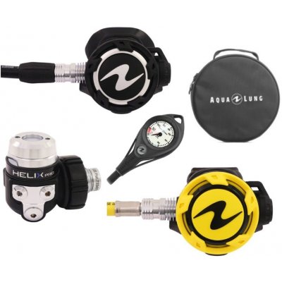 Aqualung SET HELIX PRO DIN + OCTOPUS HELIX + MANOMETR AL50 + REGULATOR BAG EXPLORER II – Zboží Dáma