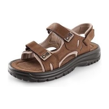 Obuv sandál CORK RAMON kožené sandály, hnědé