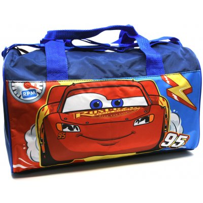 Setino sportovní taška Blesk McQueen Cars tm. modrá – Zboží Mobilmania