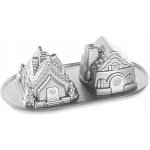 Nordic Ware forma bábovka Perníkové domky 1300 ml stříbrná – Hledejceny.cz