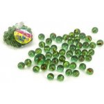 Kuličky cvrnkací skleněné cca 1,5 cm v síťce – Sleviste.cz