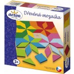 Bigjigs Toys Dřevěný hlavolam Hra Dřevěná mozaika – Sleviste.cz