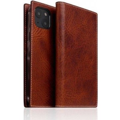 Pouzdro SLG Design D7 Italian Wax Leather iPhone 14 hnědé