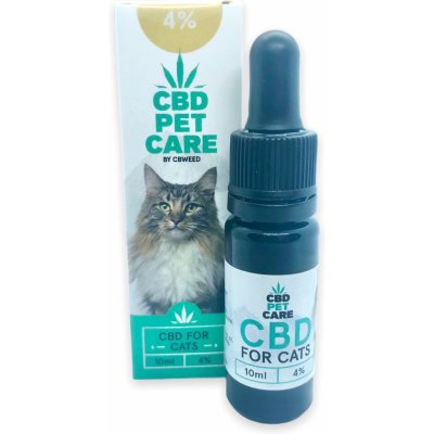 CBWEED CBD olej pro kočky 4% 10 ml – Zboží Dáma