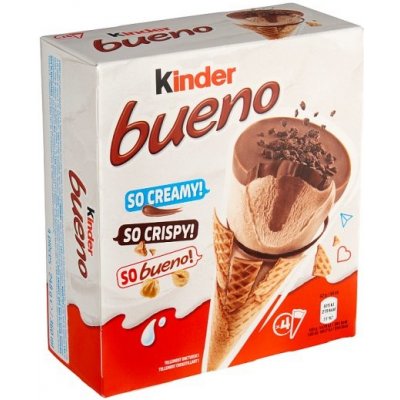 Kinder Bueno Mražený krém s rostlinným tukem lískoořechový 4 ks 360 ml – Zboží Dáma
