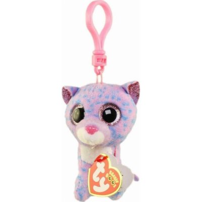 Přívěsek na klíče TY Beanie Boos Cassidy kočička Levandule 8,5 cm – Hledejceny.cz