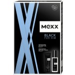 Mexx Black Man deodorant sklo 75 ml + sprchový gel 50 ml dárková sada – Zboží Mobilmania