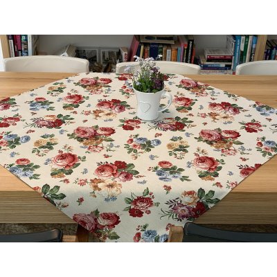 Bytema Gobelínový ubrus ROMANTICKÁ RŮŽE 138x220 cm – Zboží Mobilmania