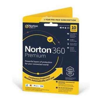 Norton 360 PREMIUM 75GB + VPN 1 lic. 10 lic. 12 mes. (21405799)