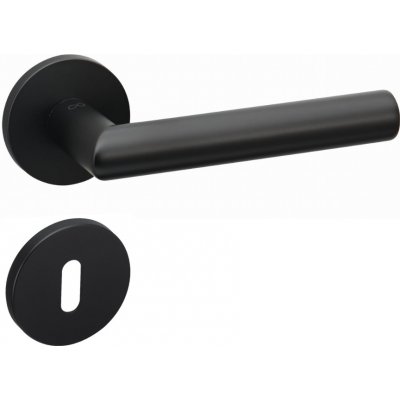 Infinity Line Premium | Ronda KRD O B00 černá - klika ke dveřím s WC kličkou | , – Zboží Mobilmania