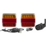 LA60025 Sada bezdrátových světel 12 V, čtvercová, magnetická | Zboží Auto