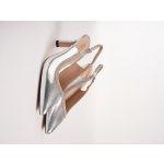 Peter Kaiser dámské lodičky s prázdnou patou stříbrné – Sleviste.cz