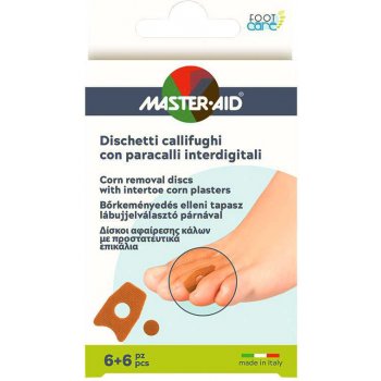 FOOT Care Náplasti na kuří oka mezi prsty 6 + 6 ks