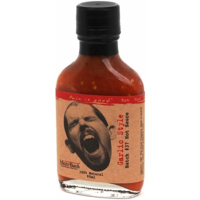 Chilli omáčka Pain is Good Garlic Style 95 ml – Zboží Mobilmania