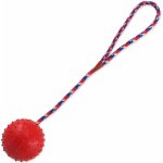 Dog Fantasy Míček s provazem mix barev 5 x 100 cm – Zboží Dáma