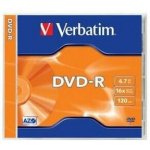 Verbatim DVD-R 4,7GB 16x, AZO, cakebox, 10ks (43523) – Zboží Živě