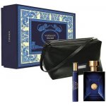 Versace Pour Homme Dylan Blue pro muže EDT 100 ml + EDT 10 ml + kosmetická taška dárková sada – Hledejceny.cz