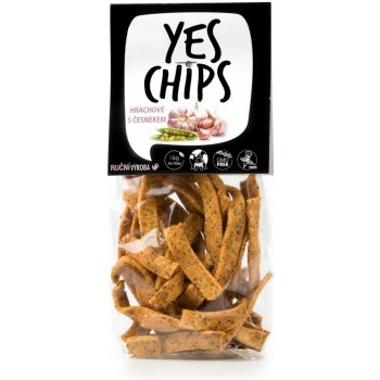 Yes Chips Hrachové s česnekem 80 g