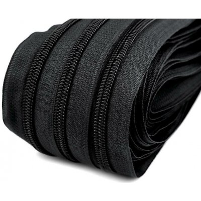 Zip spirálový šíře 5 mm metráž pro jezdce typu BX 580 černá – Hledejceny.cz