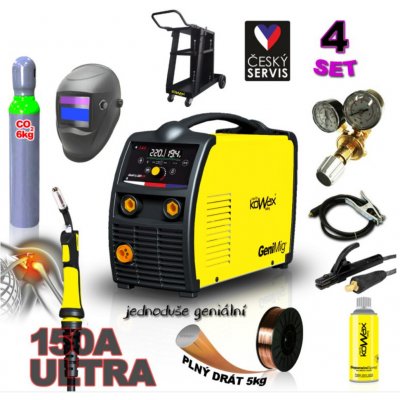 Kowax GeniMig 220LCD MIG/MAG/MMA SET4 – Zboží Mobilmania