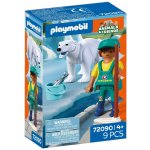 PLAYMOBIL 72090 Zoo: Lední medvěd a ošetřovatel – Sleviste.cz