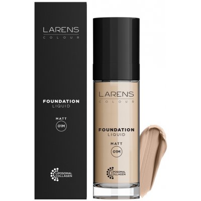 Larens Colour Liquid Foundation Matt make-up s jemným matujícím efektem 01 30 ml