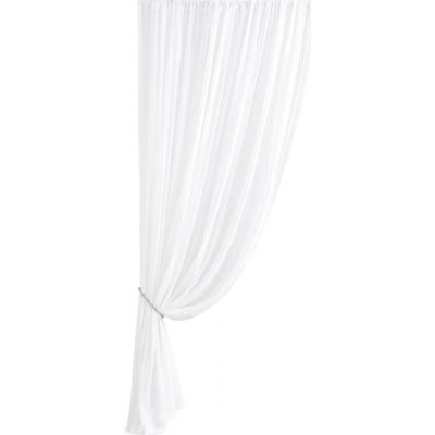 Bílá polyesterová záclona – 75 × 600 cm | Gastrokitchen% – Hledejceny.cz