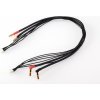 Kabel a konektor pro RC modely RUDDOG 4S černý nabíjecí kabel G4/G5-4S/XH krátký 400mm 4mm 5-pin XH