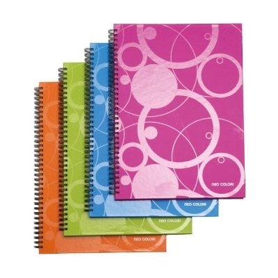 Neo Colori A4, blok kroužkový linkovaný, oranžový 70 listů – Zboží Živě