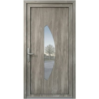 OknaDvereNaMiru.cz Vchodové dveře STYL 115 ořech 110 x 215 cm – Hledejceny.cz