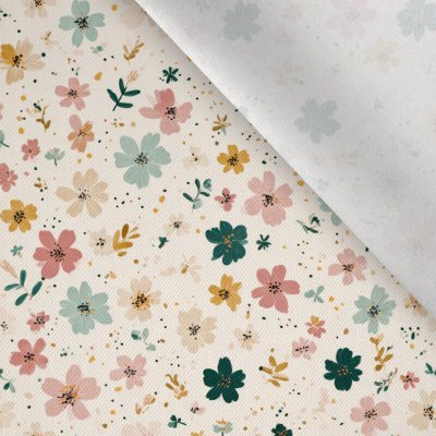 Takoy Bavlna premium NELA mini květiny Romantické odpoledne – Sleviste.cz