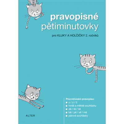 Pravopisné pětiminutovky pro 2. ročník – Hledejceny.cz