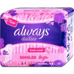 Always Dailies Singles To Go intimky 20 ks – Zbozi.Blesk.cz