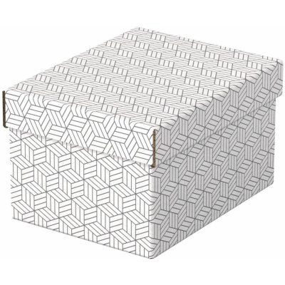 Úložné a dárkové krabice Esselte Home - malé, bílé, 3 ks – Zboží Mobilmania