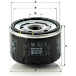Olejový filtr MANN-FILTER W 75/3 (W75/3) – Zbozi.Blesk.cz