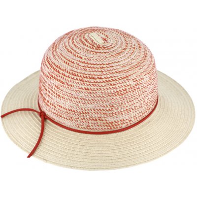 Fiebig Headwear since 1903 Dámský letní klobouček z papírové slámy červený – Hledejceny.cz