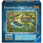 RAVENSBURGER Únikové EXIT Kids Expedice do džungle 368 dílků – Zboží Dáma