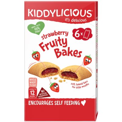 Kiddylicious koláčky jahodové 6 22 g – Hledejceny.cz