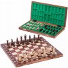 Šachy Čtvercové dřevěné šachy Snator Lux 41 x 41 cm Square