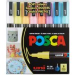 Uni Posca PC-3M sada 8 ks pastelové barvy – Zboží Mobilmania