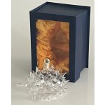 Skleněná ručně foukaná láhev ježek, 350 ml – Zboží Dáma