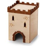JK ANIMALS Dřevěný domek Hrad pro křečky 9 x 9 x 14 cm – Sleviste.cz
