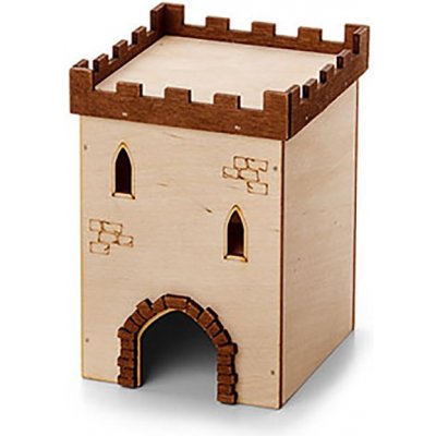 JK ANIMALS Dřevěný domek Hrad pro křečky 9 x 9 x 14 cm – Sleviste.cz
