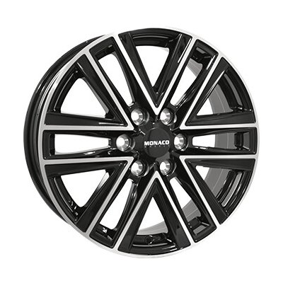 MONACO WHEELS VT1 6.5x16 6x120 ET49 black gloss polished | Zboží Auto