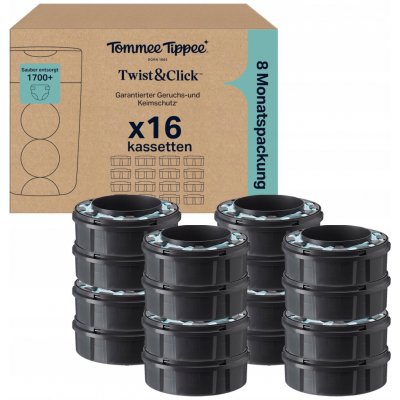 Tommee Tippee náhradní náplně do koše na plenky TWIST AND CLICK 16 ks – Hledejceny.cz