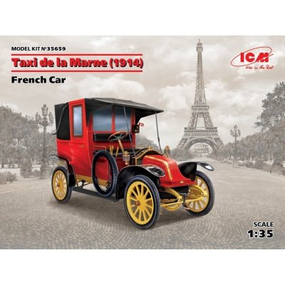 ICM Taxi de la Marne 1914 French Car 3x camo 35659 1:35