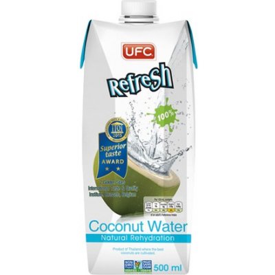 UFC Refresh Kokosová voda 100 % fresh 0,5 l