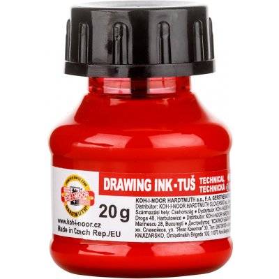 Koh-i-noor tuš 141724 barevná červená 20g – Zboží Dáma